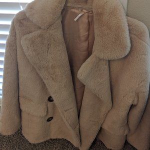 Free People faux fur coat